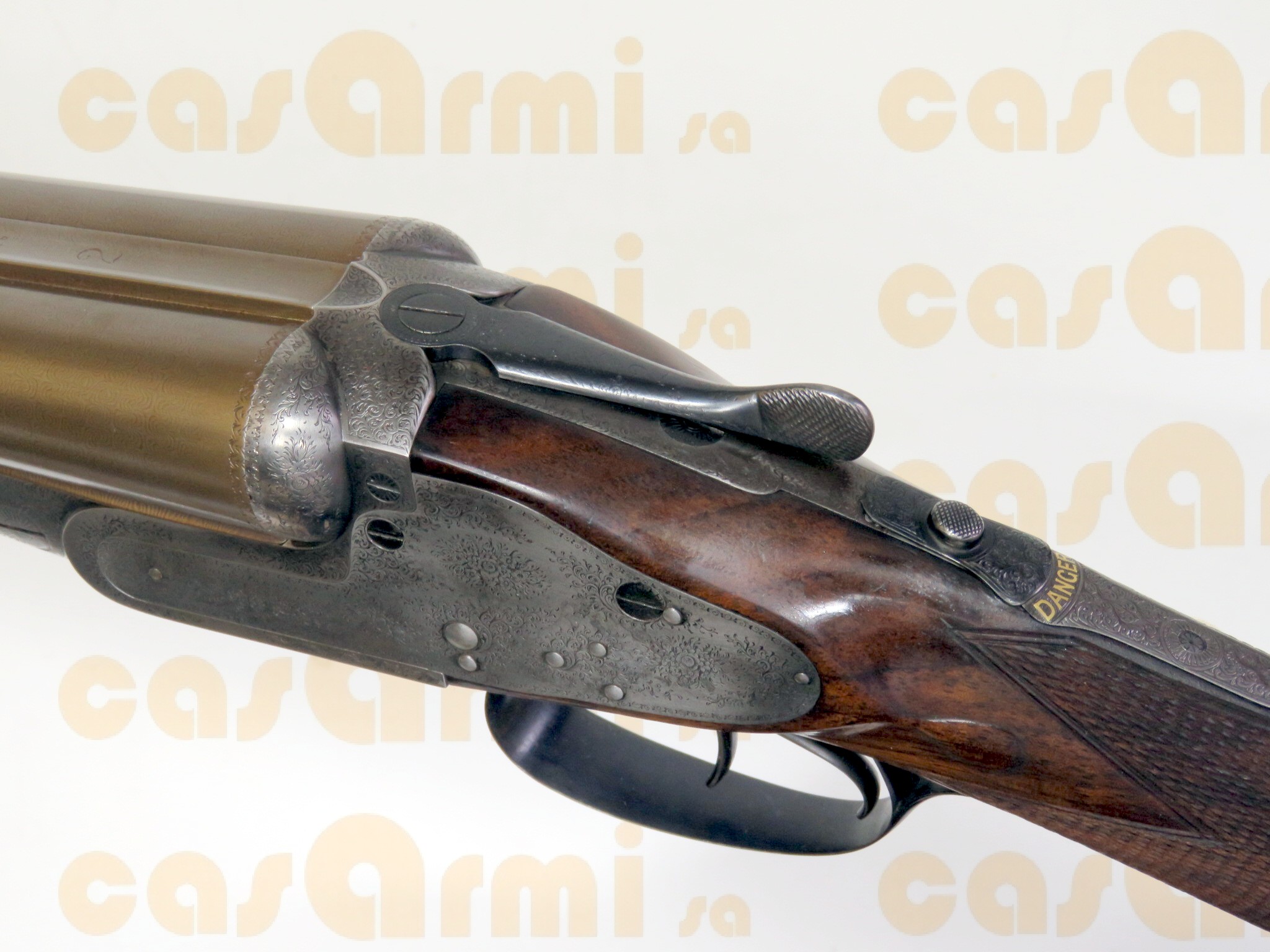 Holland & Holland mod. Royal, canne 76cm, con fodero in cuoio 12/67.5